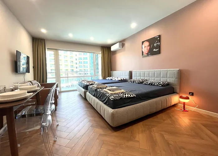 Miramar Front Family Deluxe No Swim Pool Access Слънчев бряг