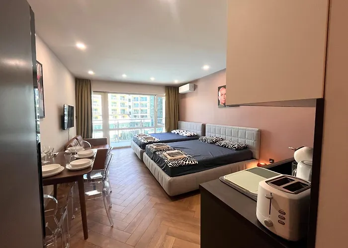 Miramar Front Family Deluxe No Swim Pool Access Appartamento Sunny Beach