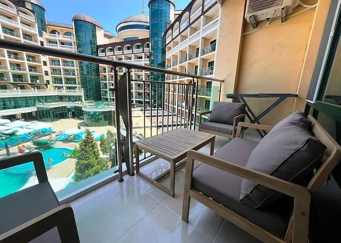 Miramar Front Family Deluxe No Swim Pool Access Appartamento Sunny Beach